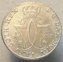 ½ specie 1776  Norge