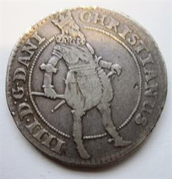 ½ krone 1624, tyk
