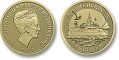 Skibsmønt, Færgen Kong Frederik IX, 20-krone, proof