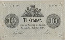 10 krone 1885