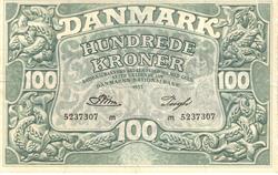 100 krone 1953 m