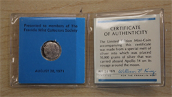 Apollo 14, mini sølvmedalje 